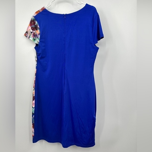 Yumi Printed Jersey Cowl Neck Dress Sz 10 US - Picture 5 of 5